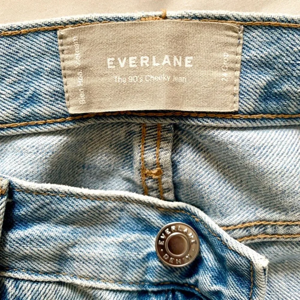 Everlane '90s Cheeky' Jean 100% Organic Cotton - Size 24 - Picture 7 of 9
